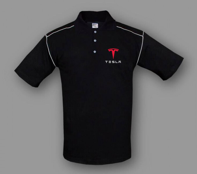 tesla polo shirt